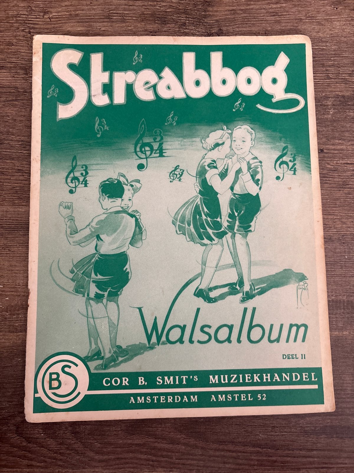 StreaBbod Walsalbum Deel II - Oude bladmuziek, Muziek en Instrumenten, Gebruikt, Klassiek, Ophalen of Verzenden, Thema
