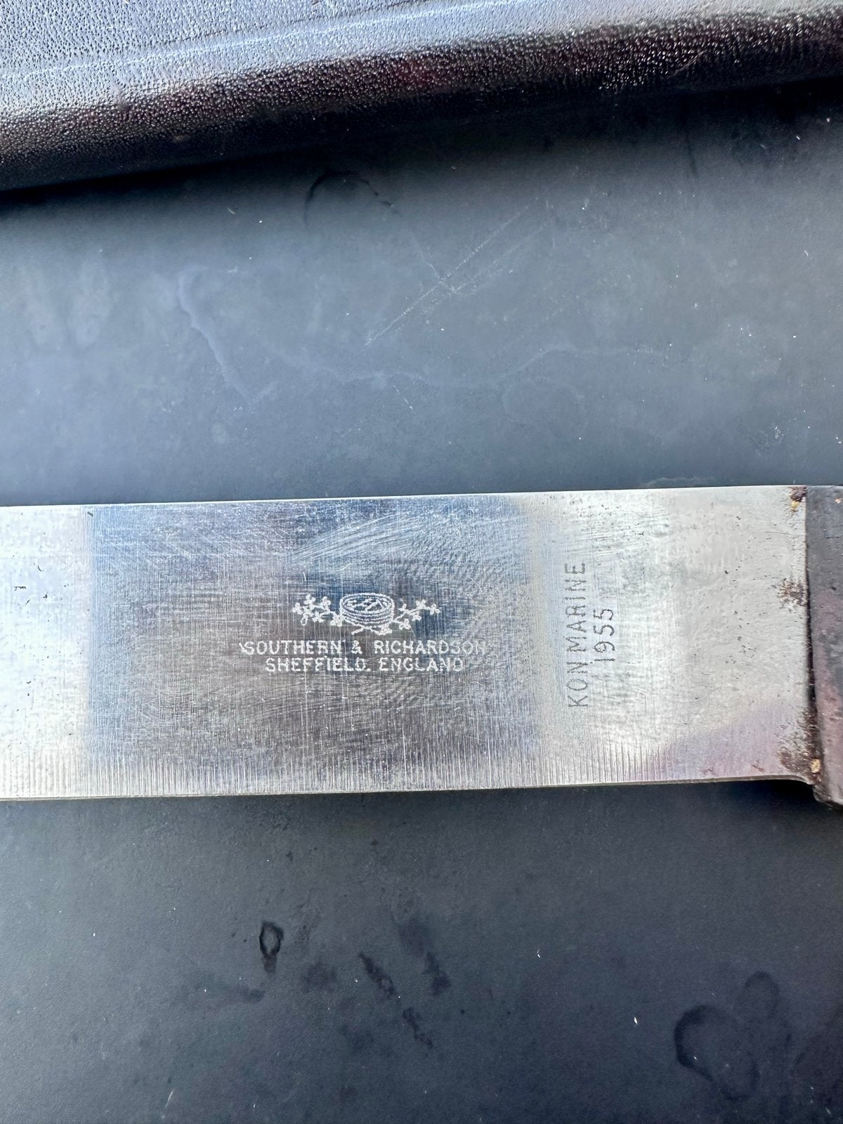 Vintage Southern & Richardson Marine Mes uit 1955, Antiek en Kunst, Ophalen
