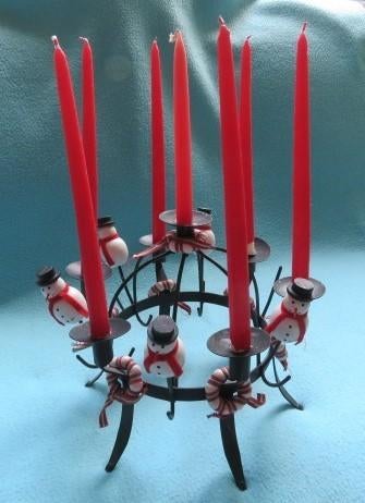 Vintage Zweedse Toarpskrona met kerstdecoratie, compleet, Diversen, Kerst, Zo goed als nieuw, Ophalen of Verzenden
