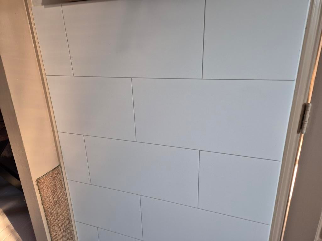 Witte tegels 30x60 cm, circa 4m2, Doe-het-zelf en Verbouw, Tegels, Ophalen, Nieuw, Minder dan 5 m², 20 tot 40 cm