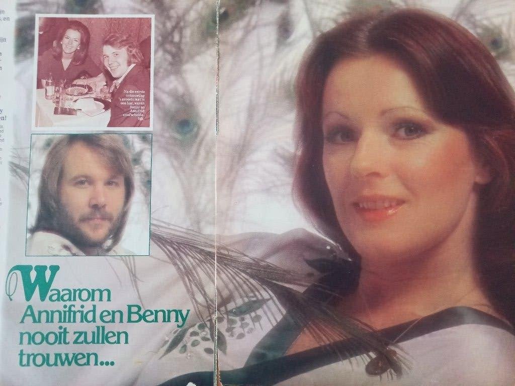 ABBA artikel 1977, Ophalen of Verzenden, Gebruikt, Boek, Tijdschrift of Artikel