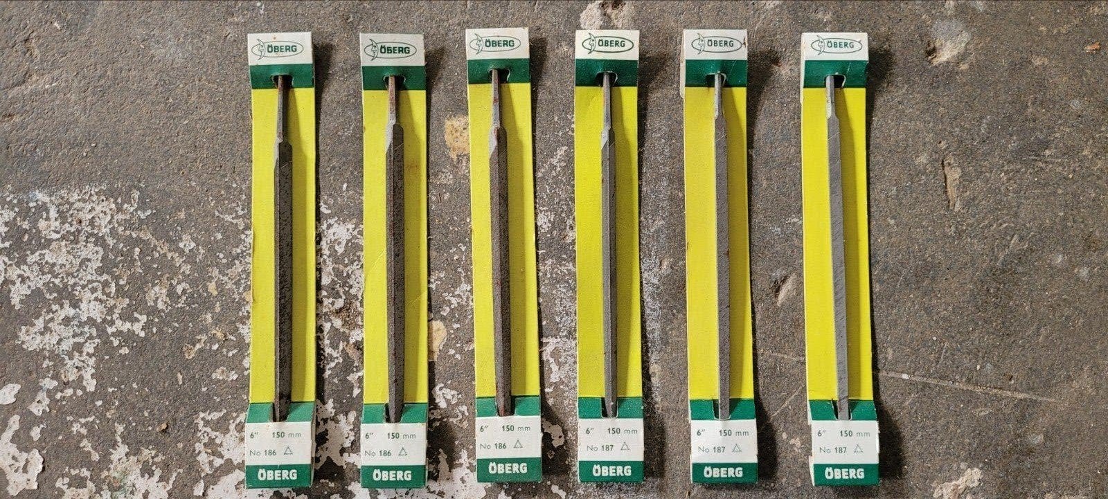 Öberg Vijlen - Set van 6 stuks, 150 mm, Ophalen of Verzenden, Nieuw, Vijl/Rasp, Overige merken
