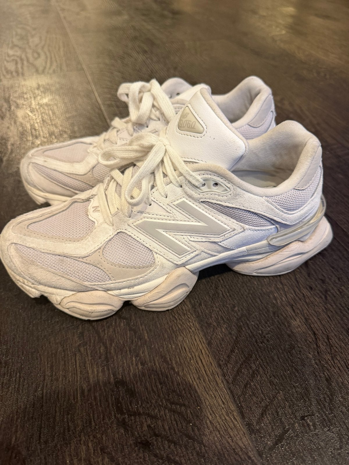 New Balance 9060 Heren Sneakers - Zo goed als nieuw, Verzenden, Zo goed als nieuw, Wit, Sneakers of Gympen