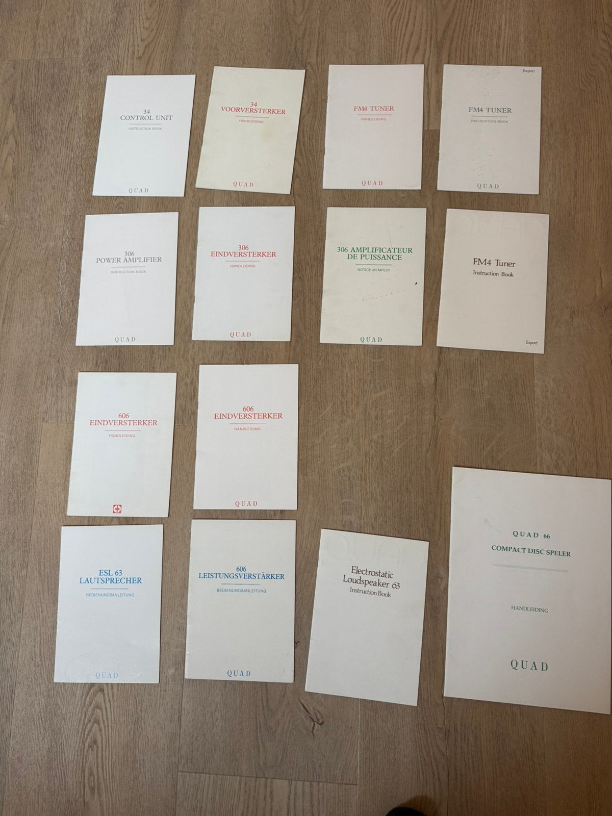 Diverse QUAD hifi manuals, Ophalen of Verzenden, Overige merken
