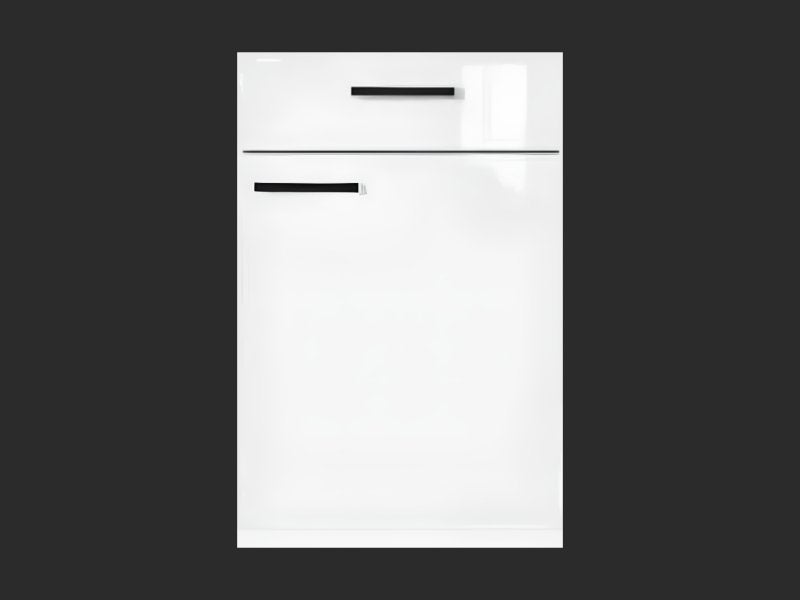 Keukenblok 180 cm hoogglans wit – incl spoelbak en kraan, Uwkeukenkast.nl, Wit, Nieuw, Enkelwandige keuken