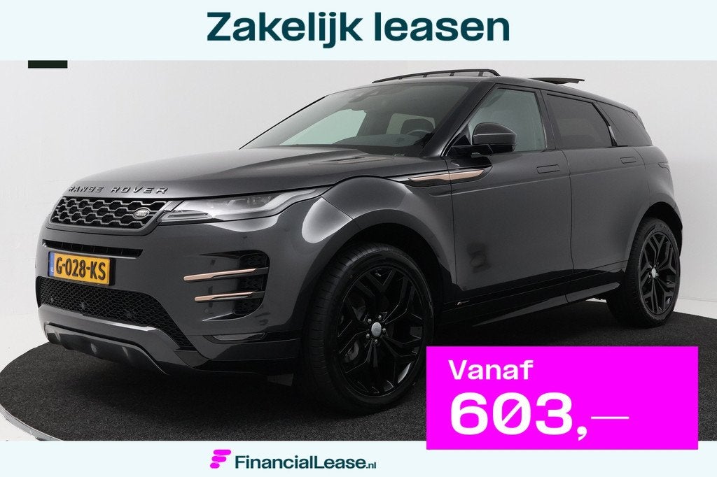Land Rover Range Rover Evoque 2.0 P200 AWD R-Dynamic (PANORA, 1800 kg, 4 cilinders, Bedrijf, Vierwielaandrijving
