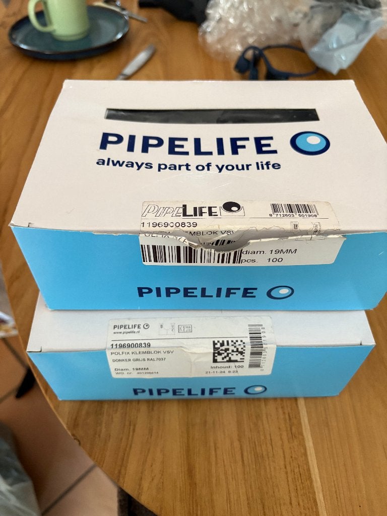 Pipelife polfix klemmen, Ophalen of Verzenden, Nieuw, Overige merken, Kabel of Snoer