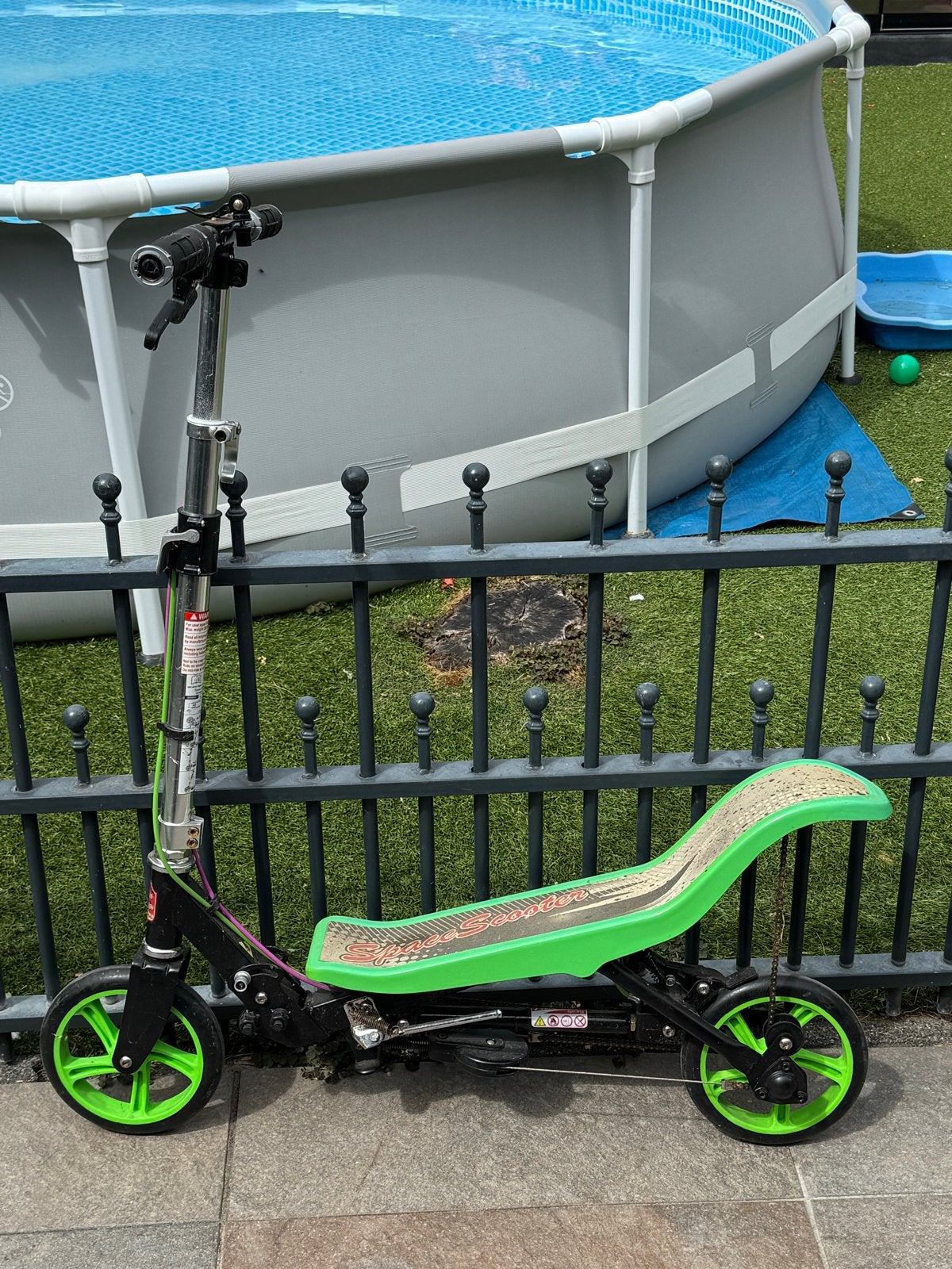 Space Scooter X590 - Groen, Ophalen, Gebruikt, Gewone step
