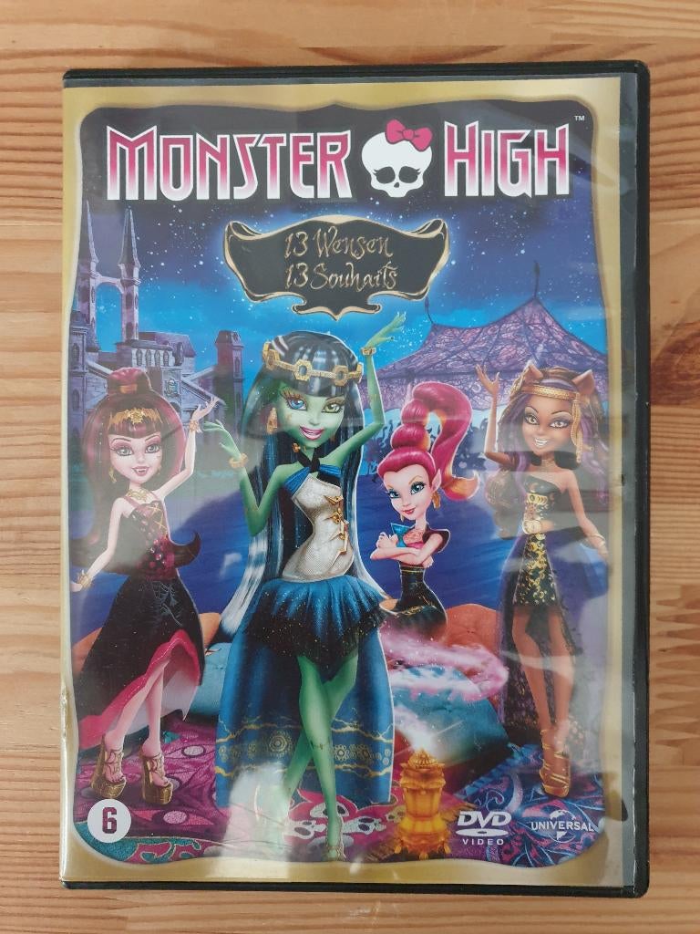 DVD - Monster High - 13 Wensen, Cd's en Dvd's, Dvd's | Tekenfilms en Animatie, Gebruikt, Tekenfilm, Ophalen of Verzenden, Alle leeftijden