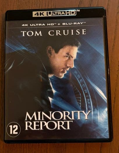 Minority Report 4K Blu-ray, Ophalen of Verzenden, Zo goed als nieuw