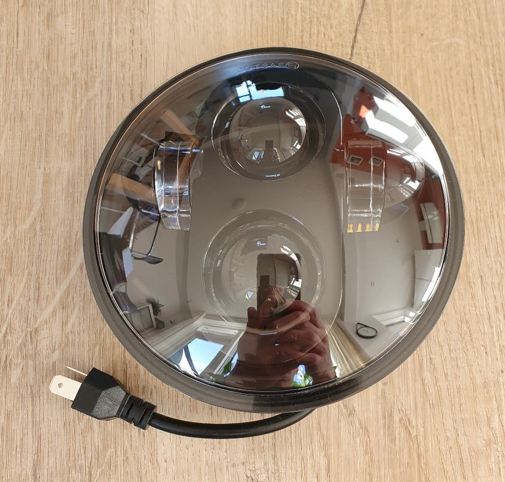 Koplamp lens Harley 5,75" dyna, sportster, softtail, Ophalen of Verzenden