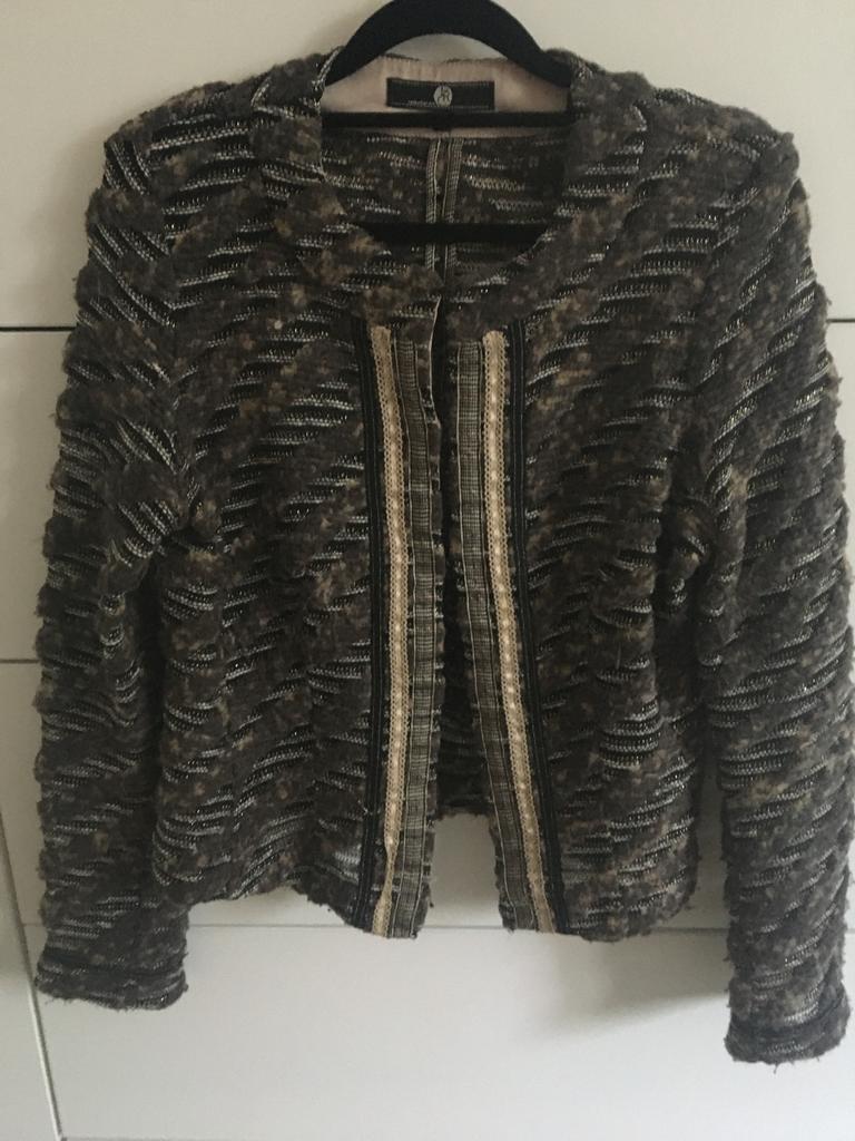 Prachtig Italiaans jasje maat 38/40 collection PRC, Kleding | Dames, Ophalen of Verzenden, Zo goed als nieuw, Maat 38/40 (M), Bruin