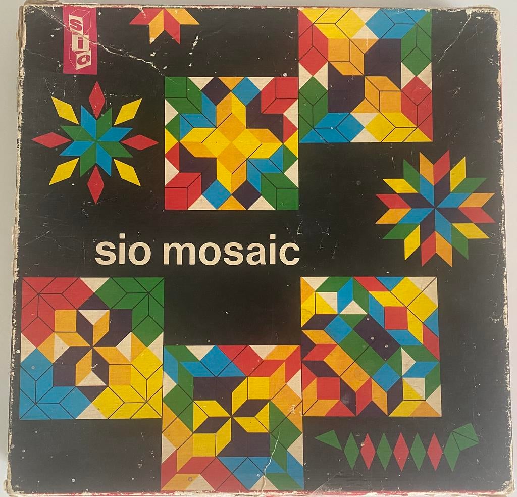 SIO Mosaic 22x22 cm. Vintage, Ophalen of Verzenden, Gebruikt, Ontdekken