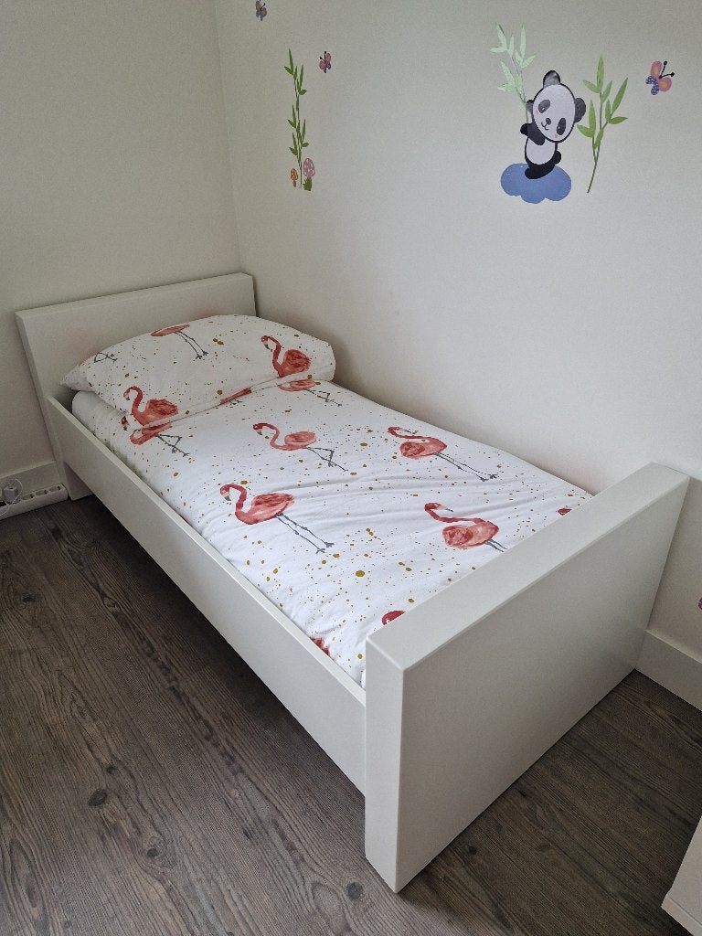 Kidsmill Alaska peuter/juniorbed mat wit 70 x 150, Ophalen, Zo goed als nieuw, Ledikant