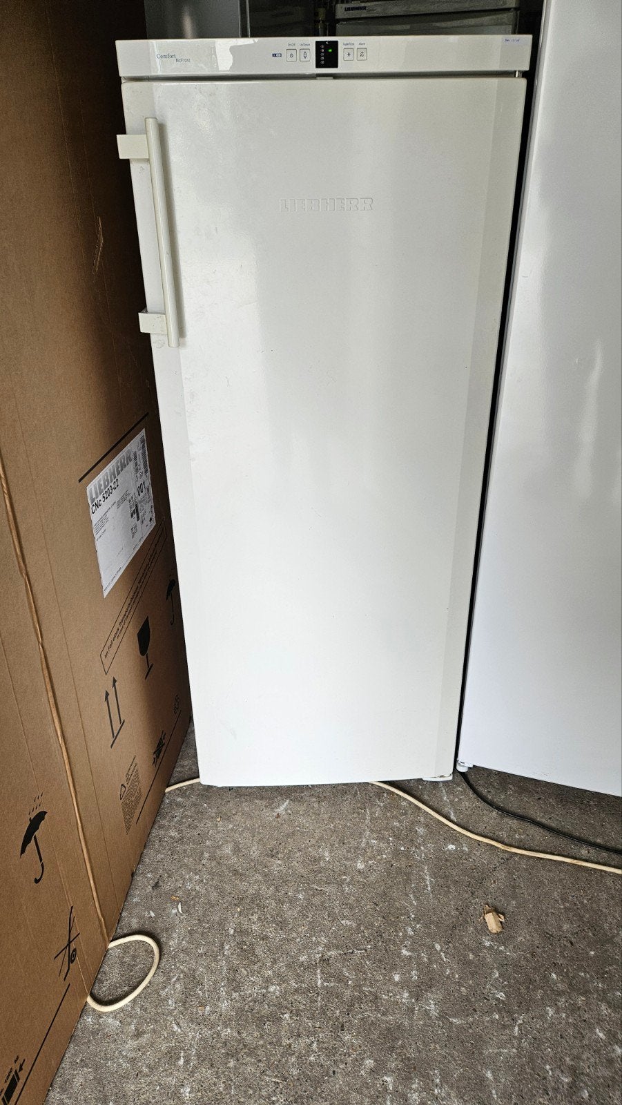 Liebherr vrieskast No Frost., Gebruikt, Energieklasse A of zuiniger, 140 tot 160 cm, Ophalen