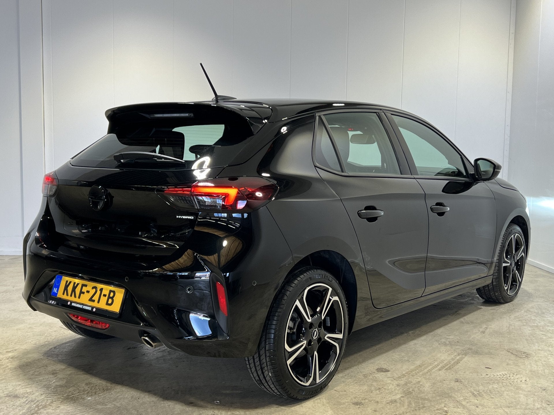 Opel Corsa 1.2 Turbo Hybrid GS | Android/Apple Carplay | LM, Auto's, Opel, Stof, Gebruikt, 1199 cc, Zwart