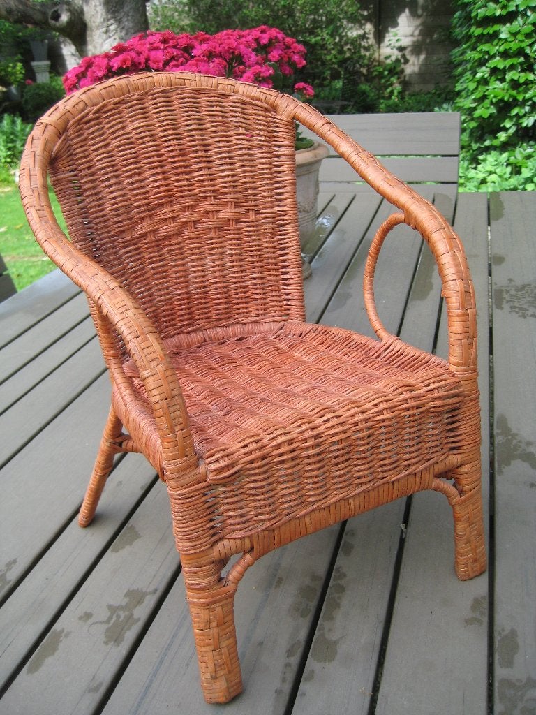 ROTAN POPPENSTOELTJE, Ophalen of Verzenden, Zo goed als nieuw, Babypop