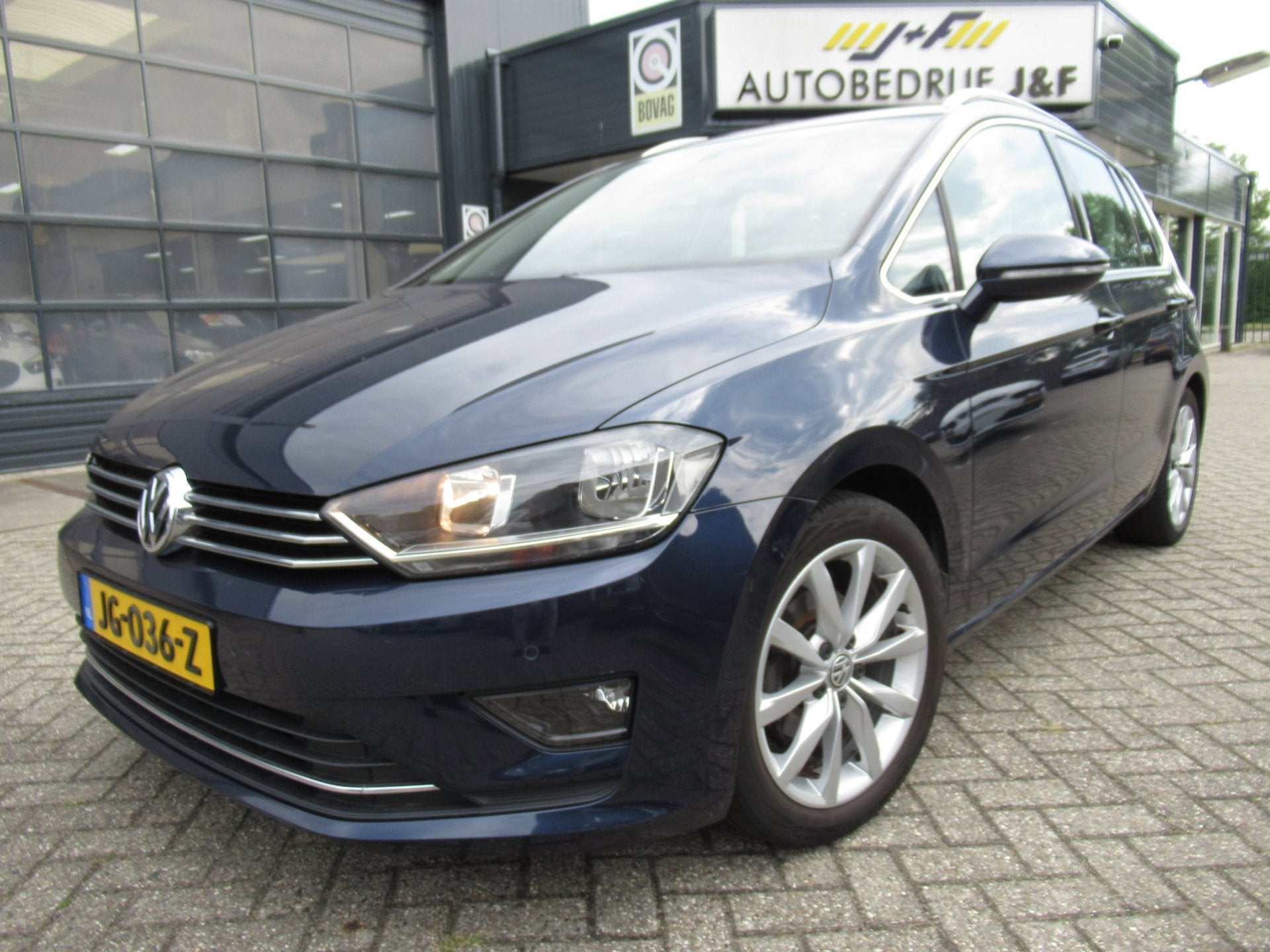 Volkswagen Golf Sportsvan 1.2 TSI Highline / NAV / Climate C, Auto's, Stof, Gebruikt, 4 cilinders, Blauw