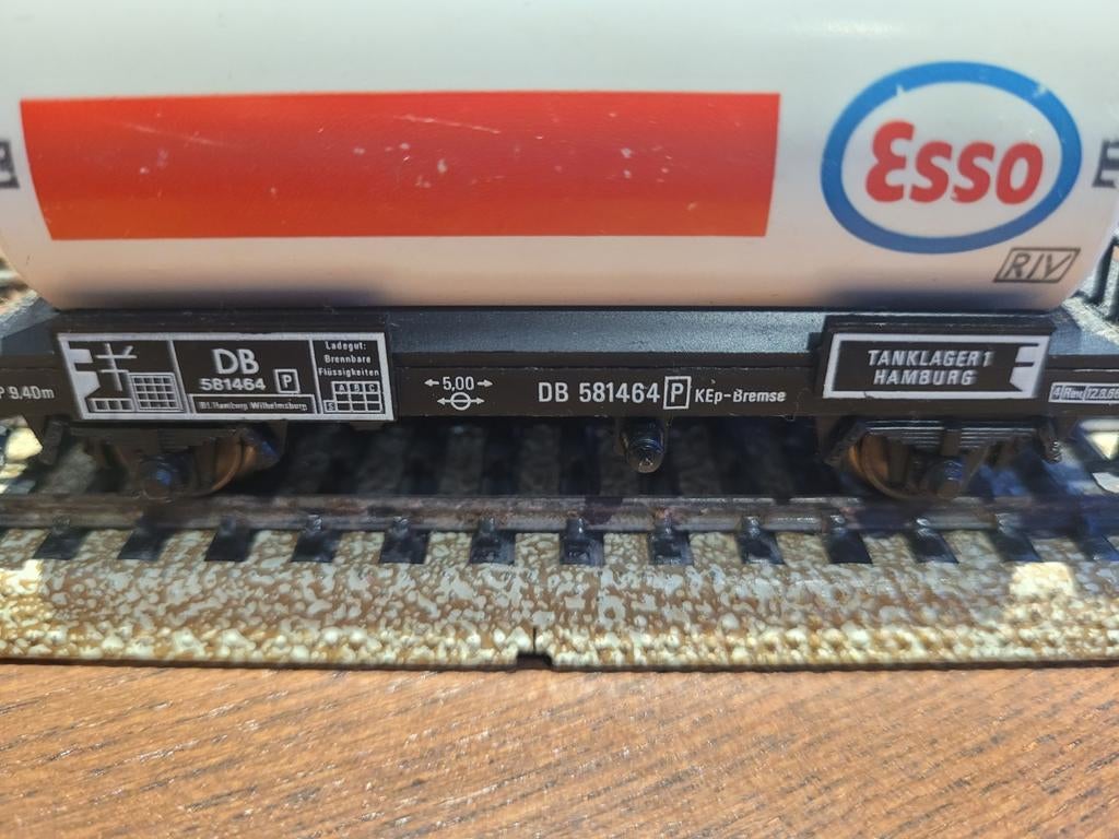 Fleischmann H0 Esso goederenwagen, Hobby en Vrije tijd, Gebruikt, Gelijkstroom, Fleischmann, Wagon