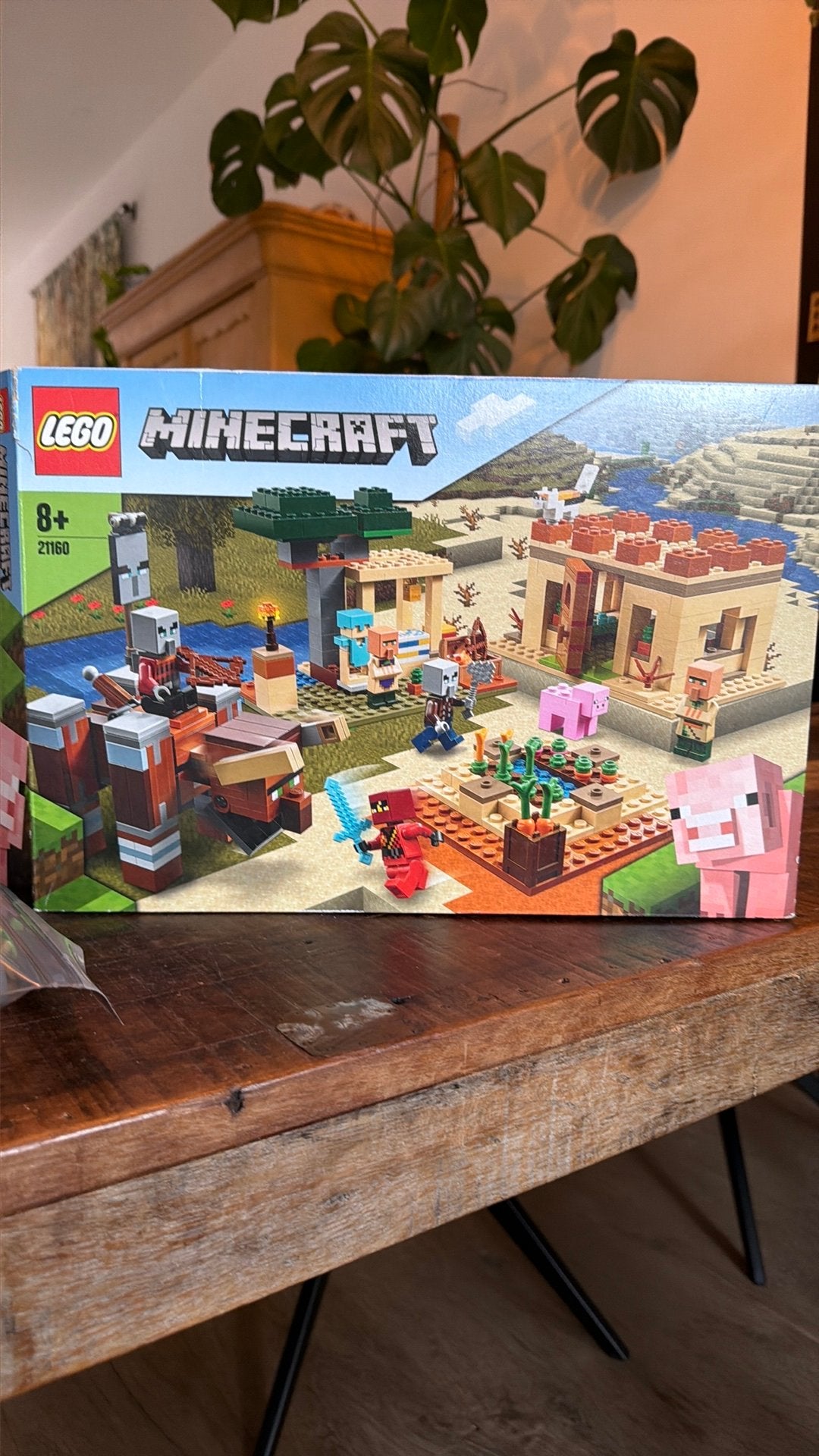 Lego Minecraft Illager overval, Kinderen en Baby's, Minecraft, Lego, Ophalen of Verzenden, Zo goed als nieuw