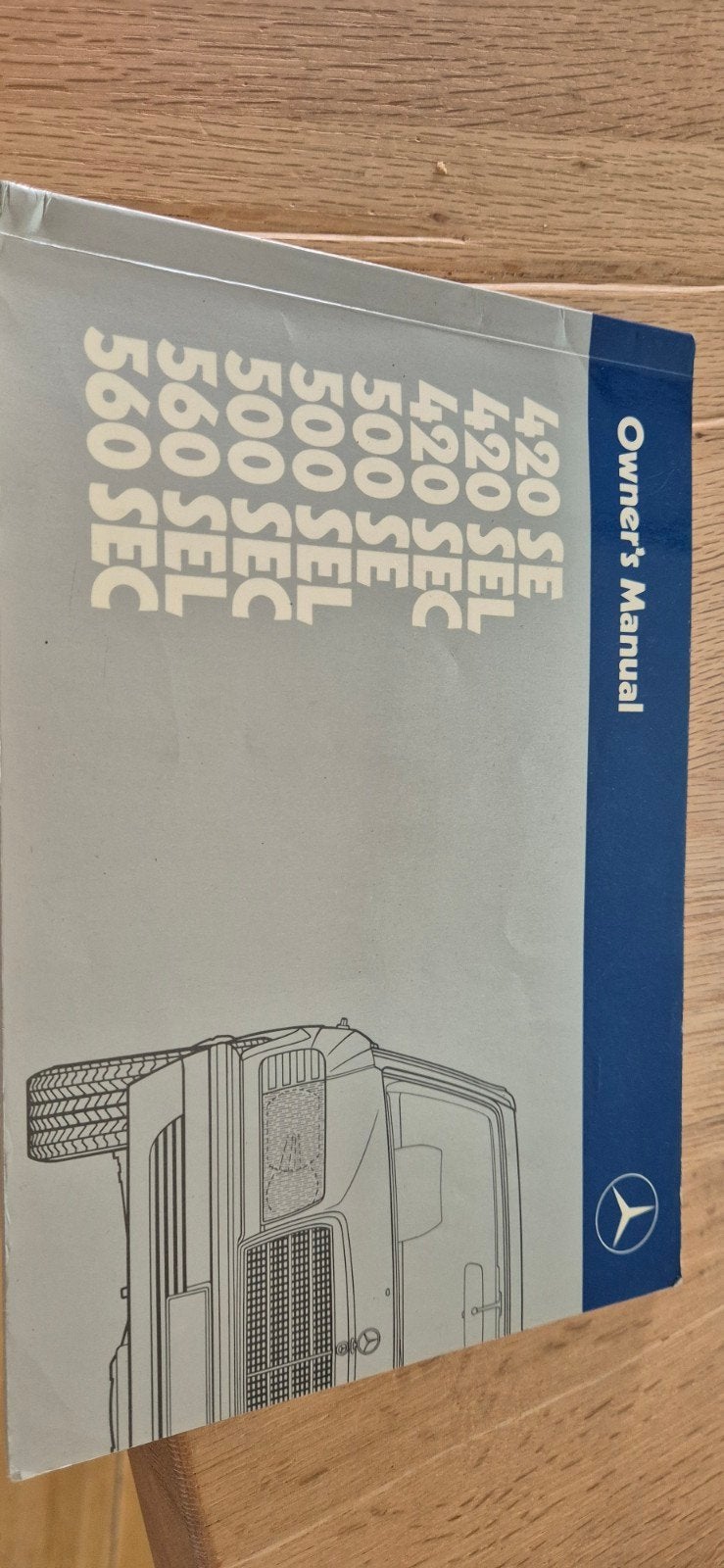 Owners Manyal Mercedes 420 500 560, Ophalen of Verzenden