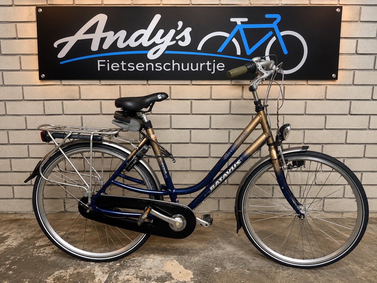 Batavus intermezzo damesfiets 28 inch, 53 tot 56 cm, Versnellingen, Zo goed als nieuw, Ophalen
