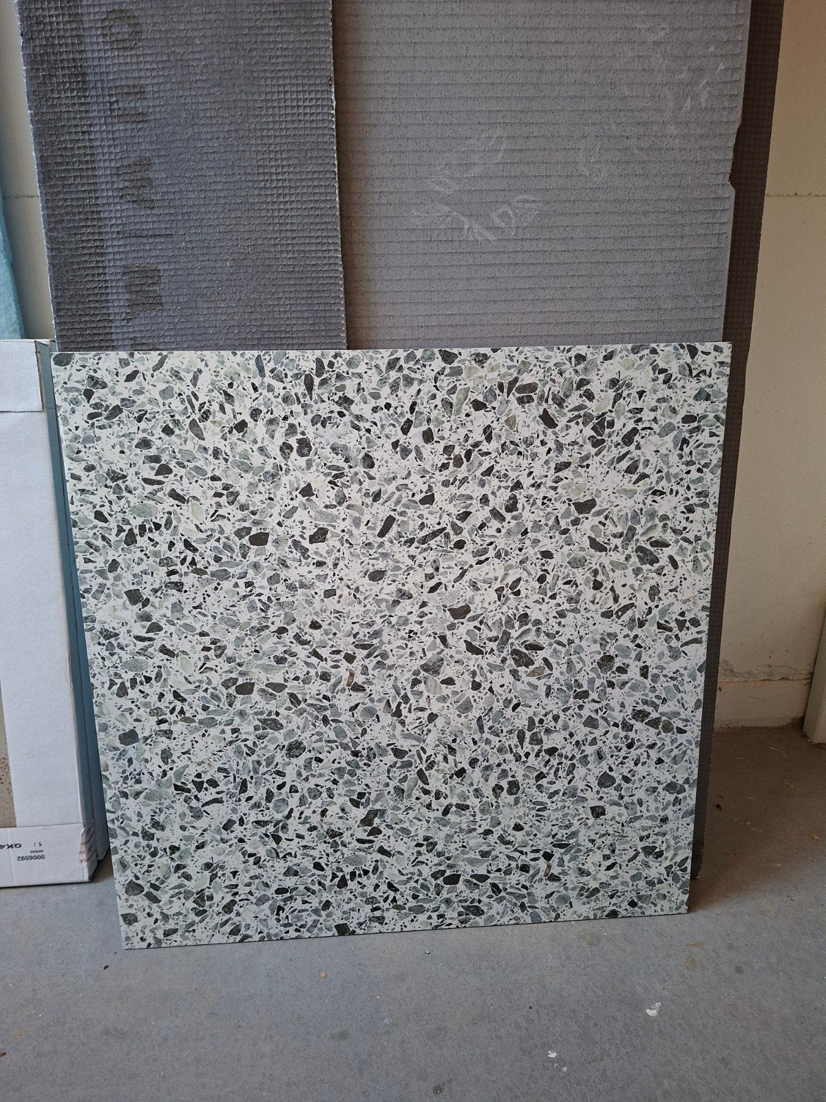 Revoir Paris Keramische Tegels 60x60 cm - Terrazzo Look, Ophalen, 60 cm of meer, Nieuw, 5 tot 10 m²