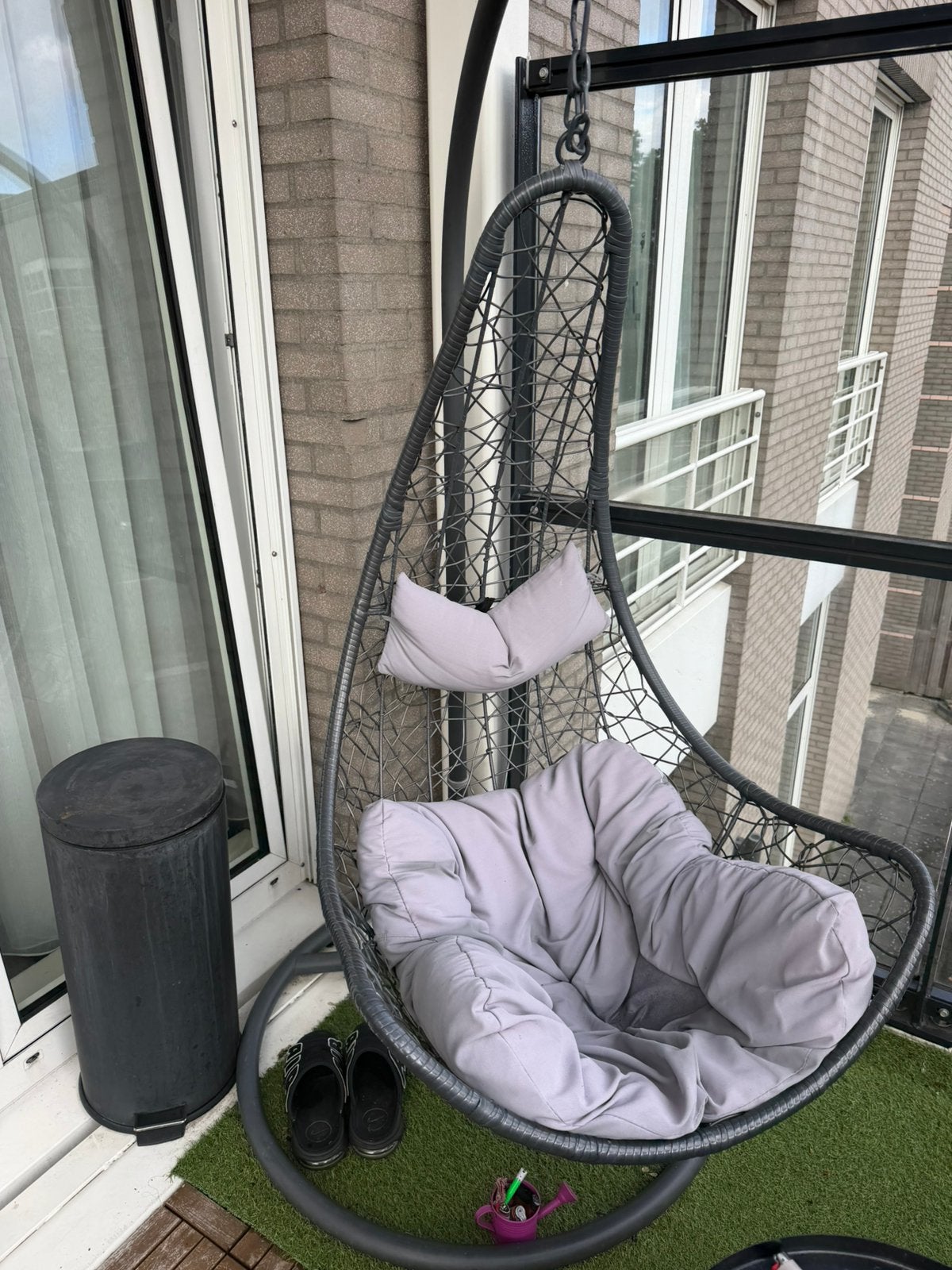 Hangstoel, Ophalen, Zo goed als nieuw, Metaal