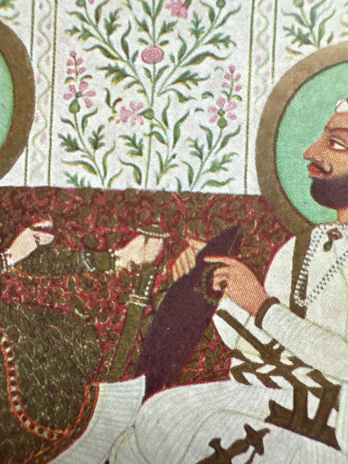 Miniatuur kopie van  - School van Rajasthan (18e eeuw), Portret of Personen, Overige technieken, Ophalen of Verzenden, Klassiek