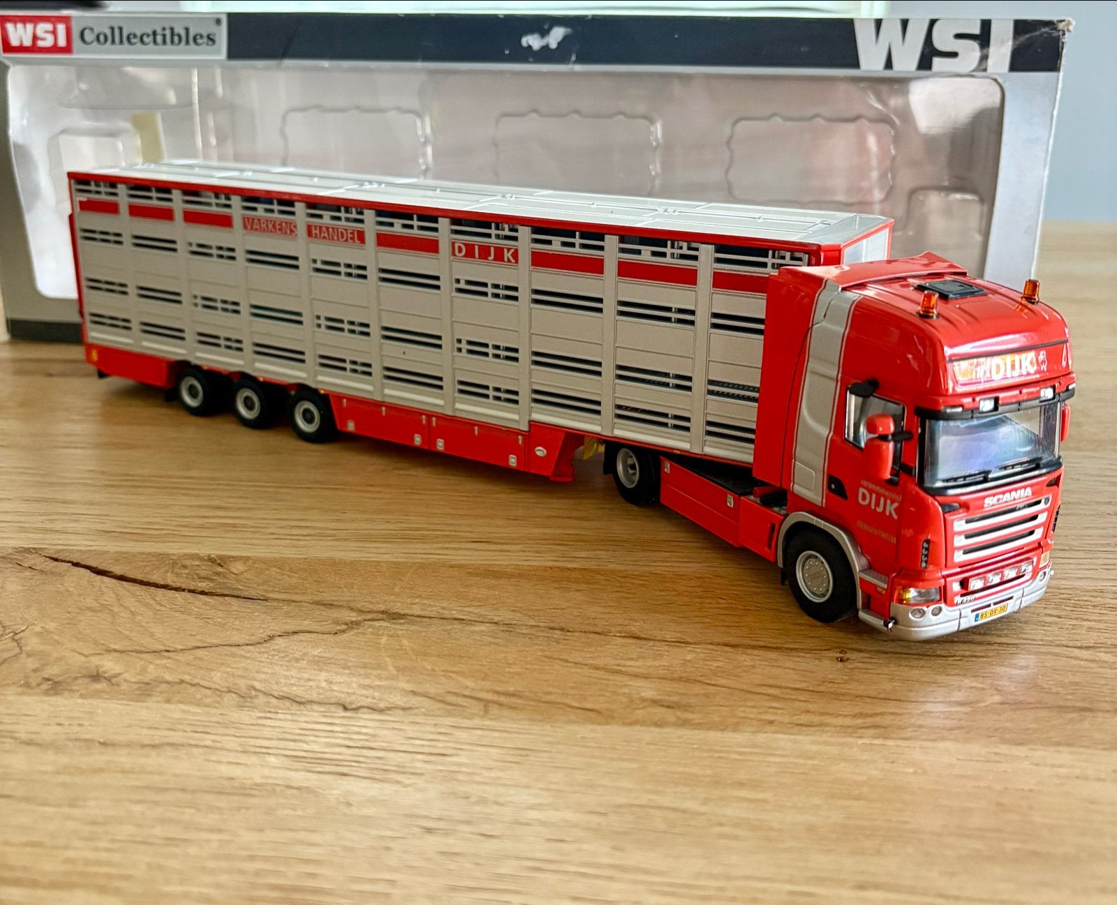 WSI 1:50 Scania R(5) Topline 4x2 Varkenshandel DIJK, Ophalen of Verzenden, Zo goed als nieuw, Bus of Vrachtwagen, Wsi