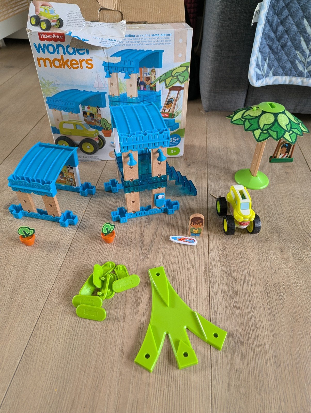 Fisher-Price Wonder Makers Strandbungalow Speelset, Ophalen, Zo goed als nieuw, Overige merken