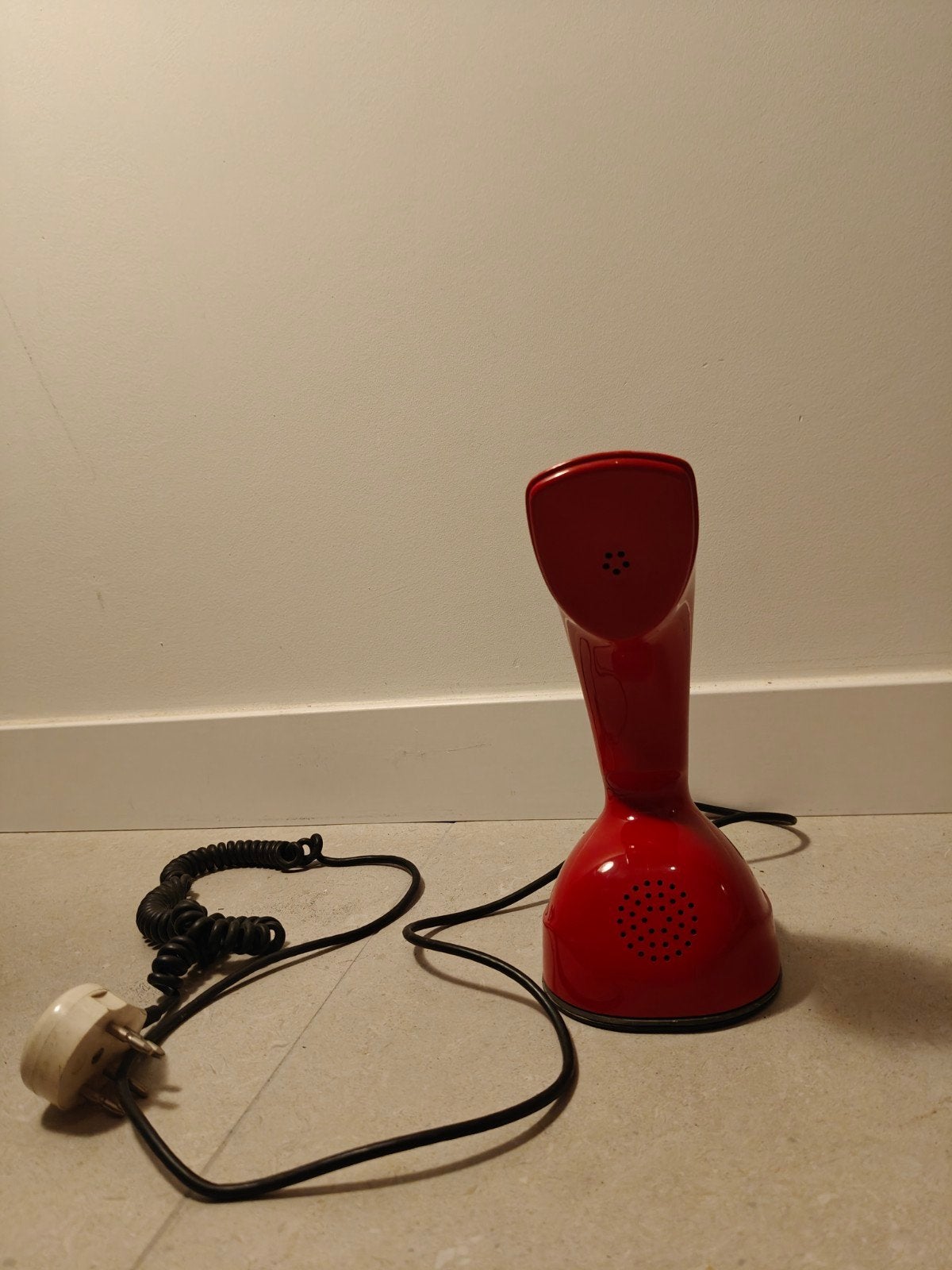 Vintage PTT Ericofon Cobra Telefoon Rood met Draaischijf, Ophalen of Verzenden, Gebruikt, Met draaischijf