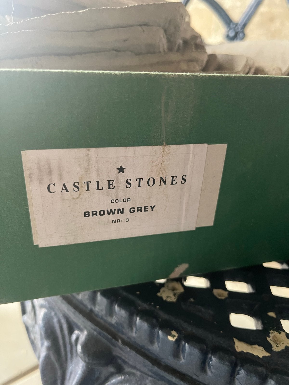 Nieuwe originele Castle Stones - Brown Grey (223 stuks), Ophalen, Nieuw, Overige materialen, Vloertegels