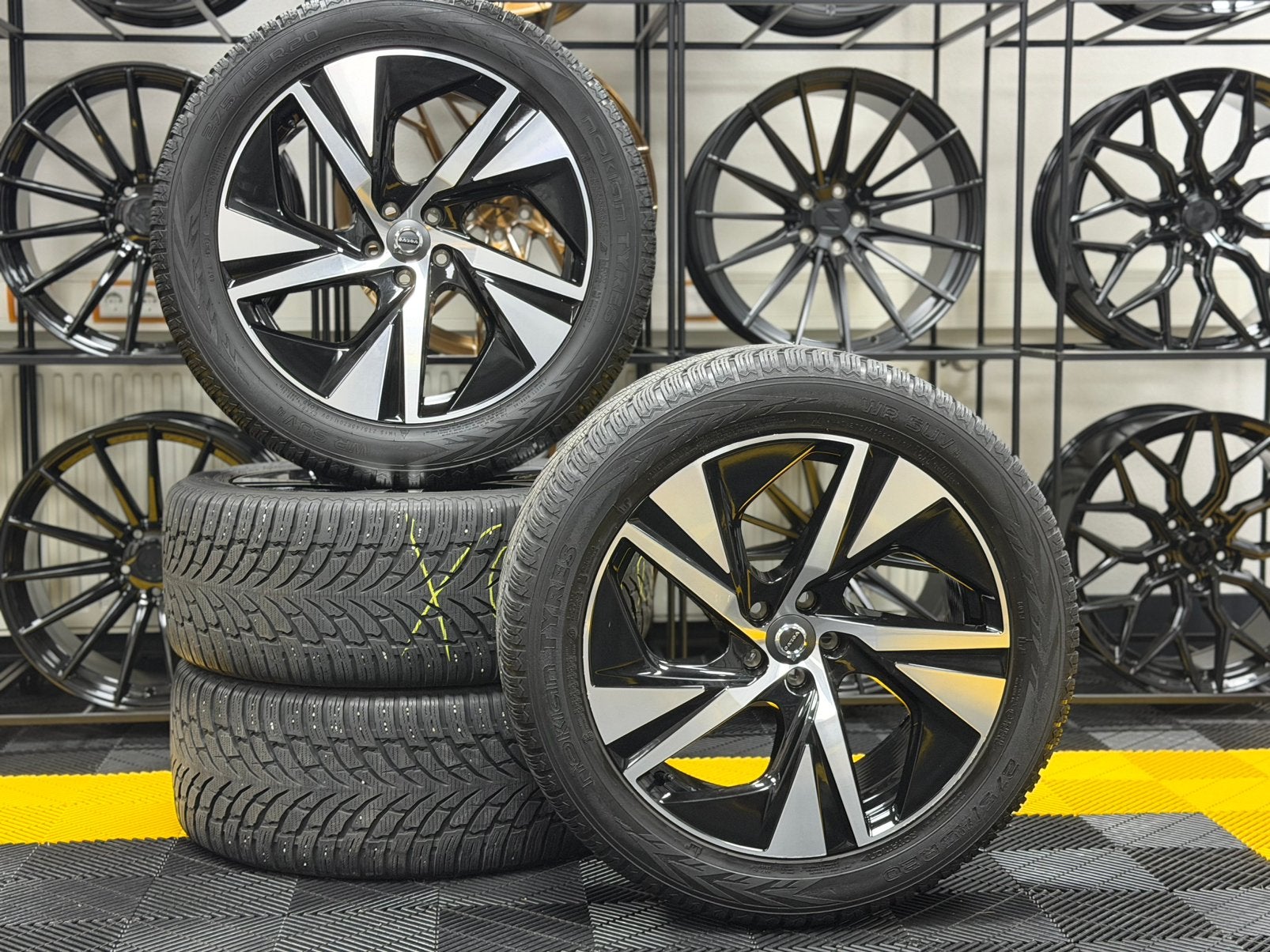 20 Inch 5x108 Gebruikte Originele Set Volvo XC90 Etc, Auto-onderdelen, Banden en Velgen, Ophalen, Gebruikt, 275 mm, Banden en Velgen