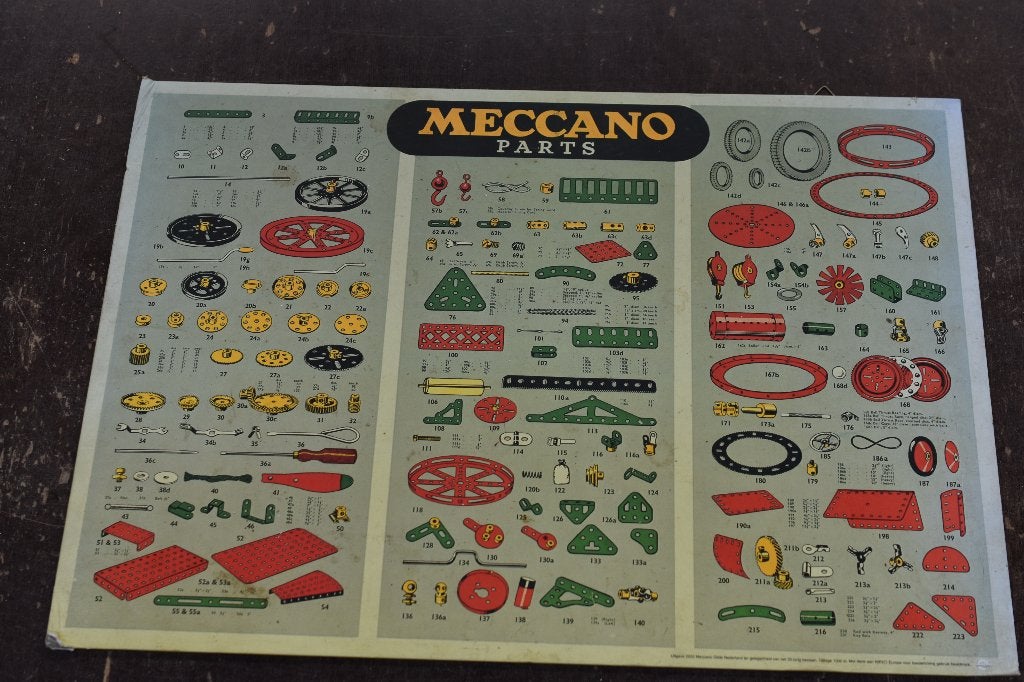 Meccano poster op plaat, Ophalen of Verzenden, Zo goed als nieuw