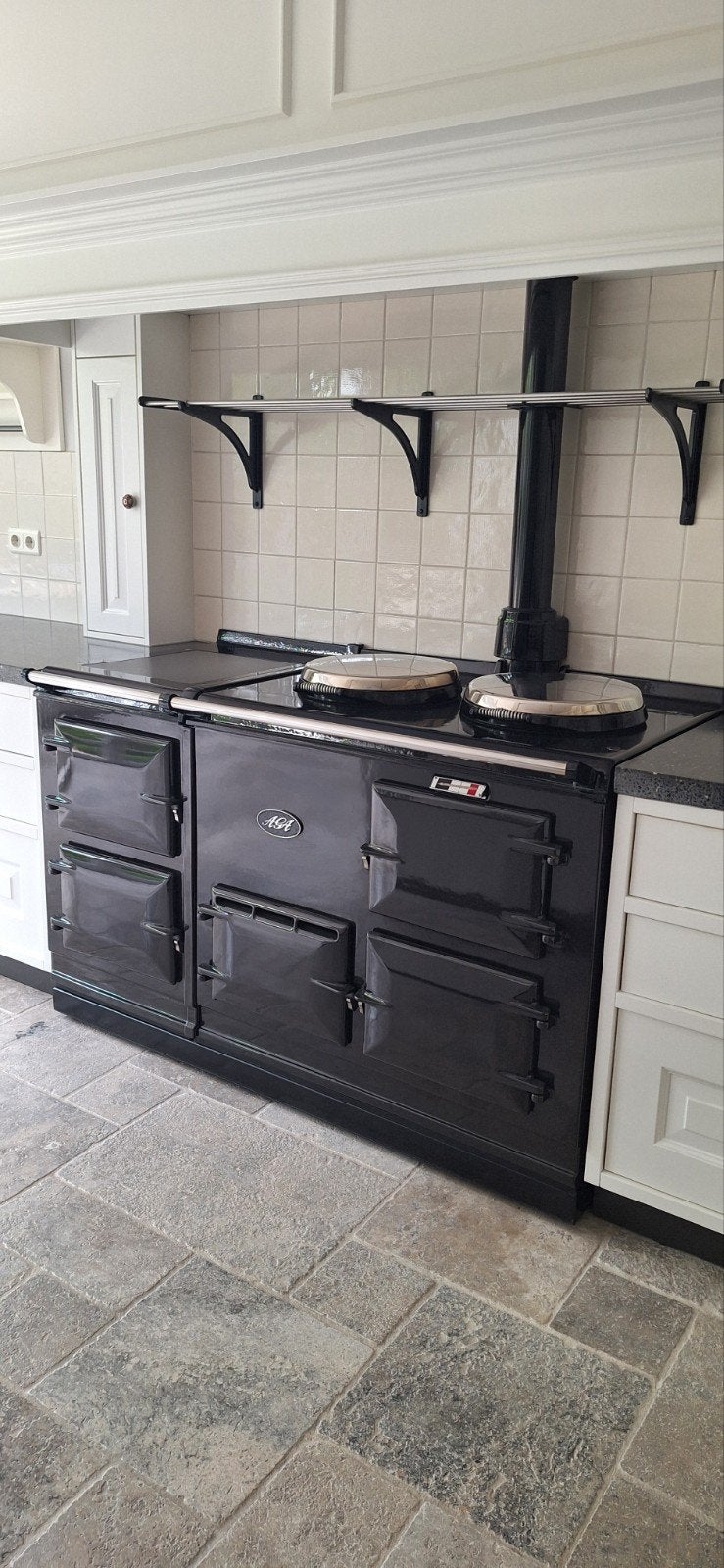 AGA Gasfornuis 4 Ovens ideaal voor buitenkeuken, Ophalen, Gebruikt, Warmhoudplaat, 60 cm of meer