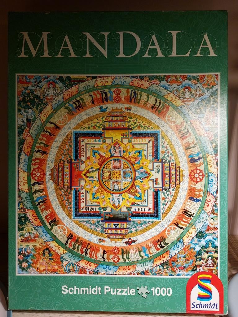 Prachtige Schmidt Mandala puzzel van 1000 stukjes, Ophalen of Verzenden, 500 t/m 1500 stukjes, Zo goed als nieuw, Legpuzzel