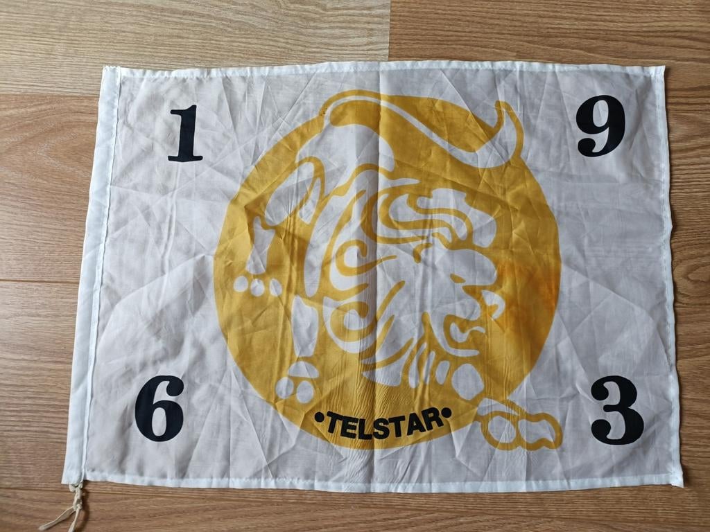 Telstar vlag., Verzamelen, Sportartikelen en Voetbal, Ophalen of Verzenden, Gebruikt