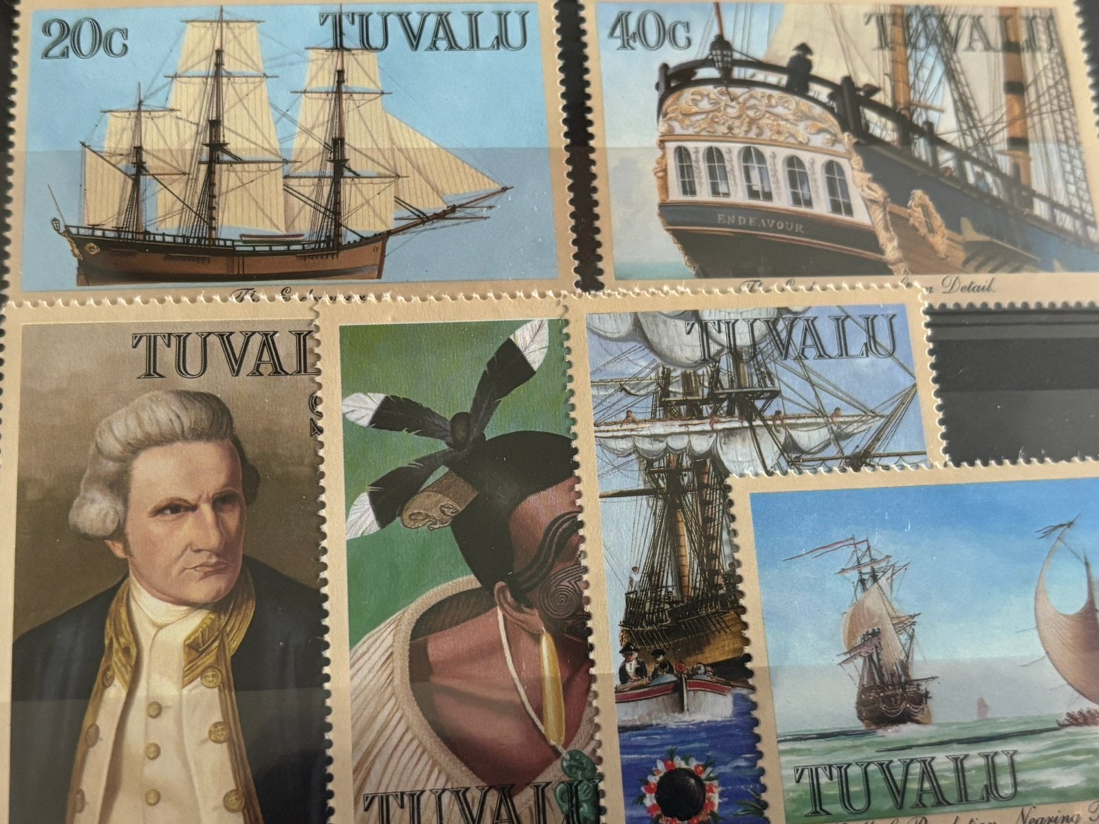 Schip Tuvalu 1988, Ophalen of Verzenden, Postfris, Overige thema's