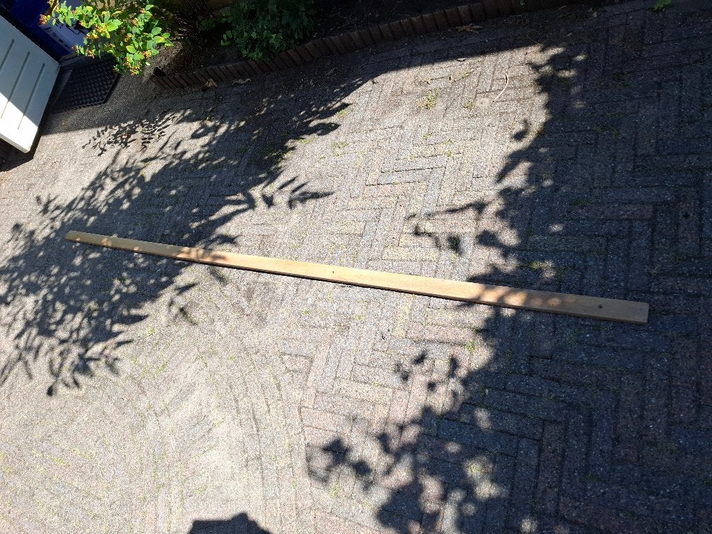 Gratis ophalen: Eikenhouten plinten, Ophalen, Gebruikt, Eiken, 200 tot 250 cm