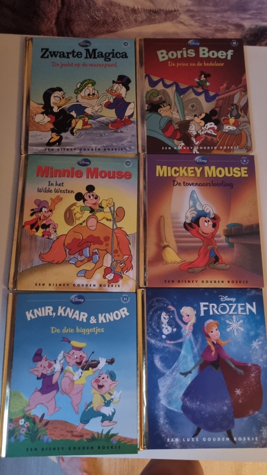 Disney Gouden Boekjes Collectie (6 stuks), Ophalen of Verzenden, Zo goed als nieuw, Walt Disney, Sprookjes