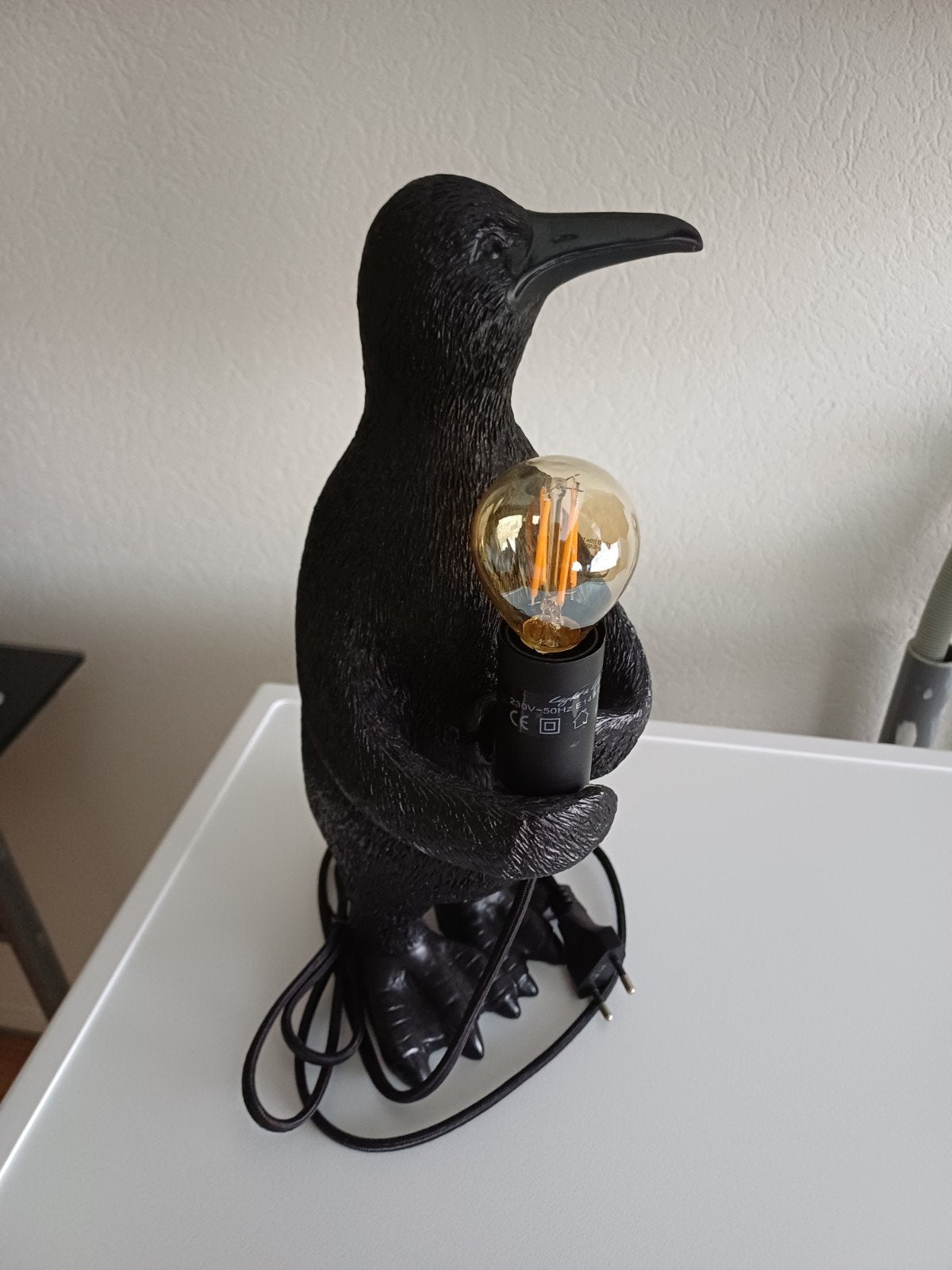 Light & Living Tafellamp Pinguïn - Nieuw, 34 cm hoog, E14 (klein), Nieuw, Ophalen of Verzenden, Sfeerlamp