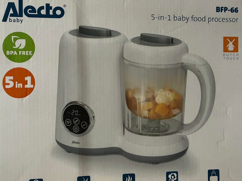 Baby food processor alecto, Ophalen of Verzenden, Zo goed als nieuw, Overige typen