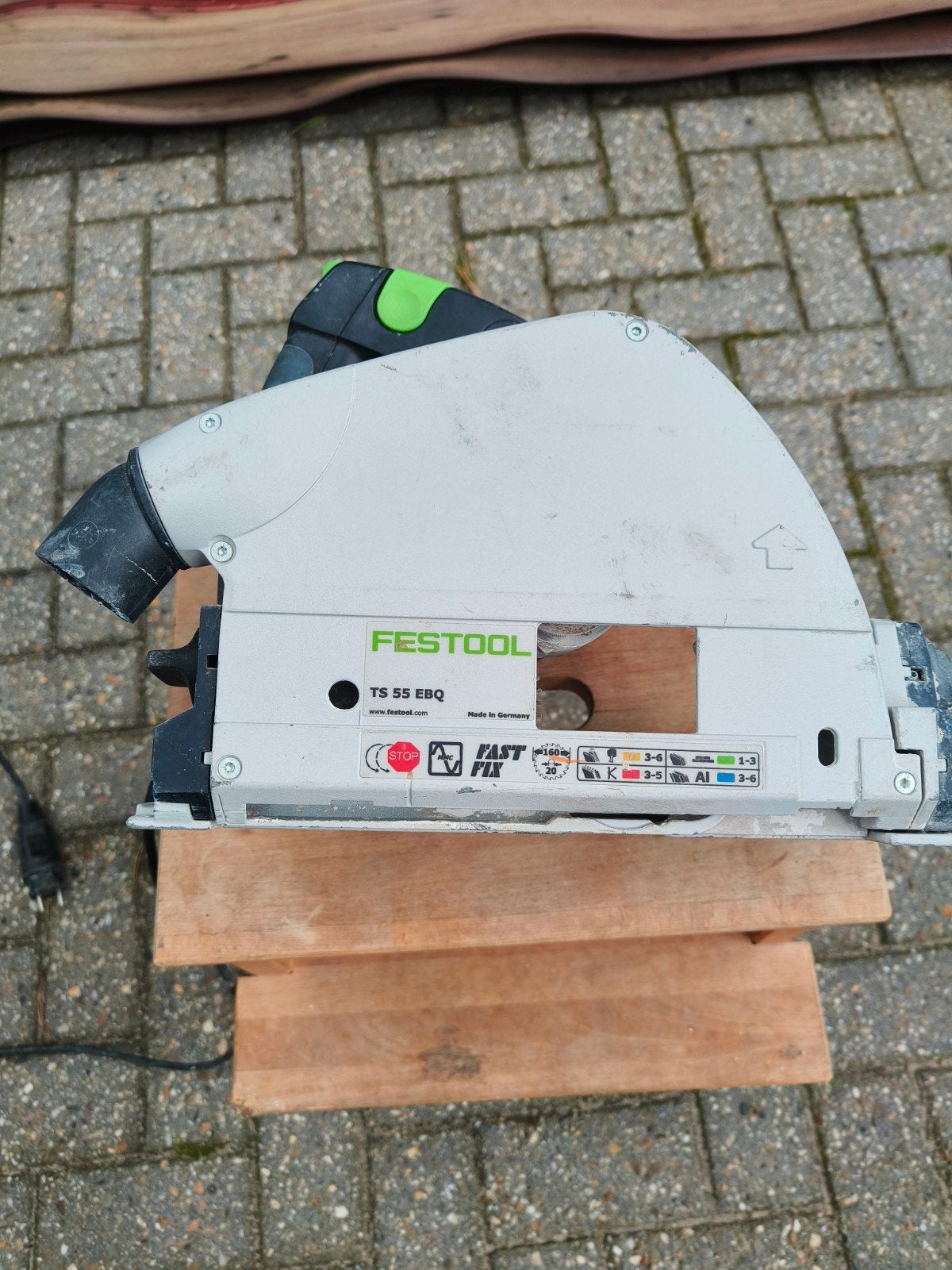 Festool ts 55 EBQ, Invalzaag, Ophalen of Verzenden, 30 tot 70 mm, 1200 watt of meer