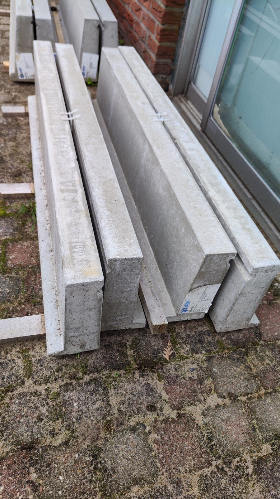 Beton Raamdorpels 4 stuks, Ophalen, Nieuw, Overige typen