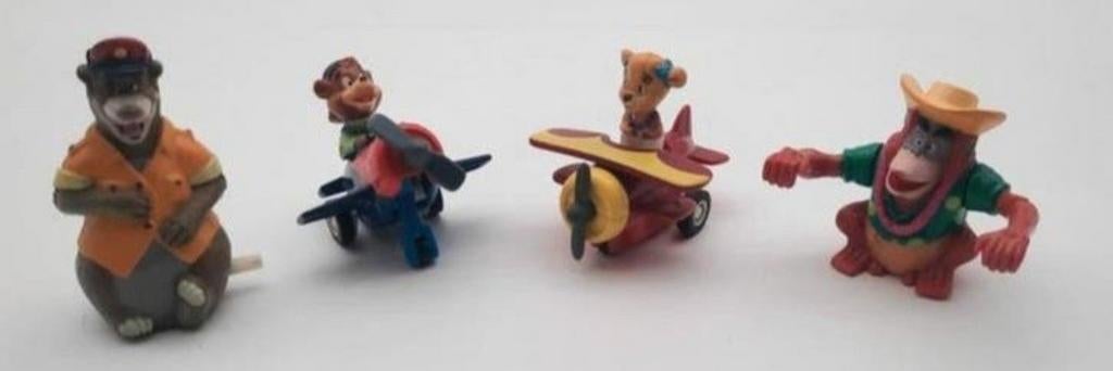 McDonalds Talespin 4 figuren complete set uit 1992, Ophalen of Verzenden, Overige figuren, Zo goed als nieuw, Beeldje of Figuurtje