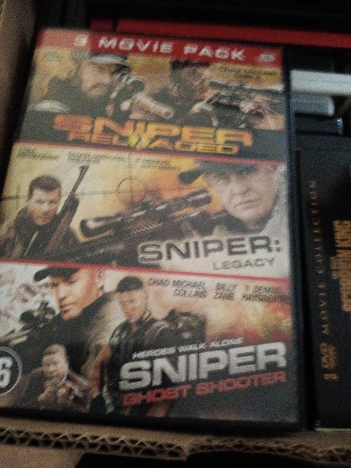 Sniper 3 Movie Pack: Reloaded, Legacy, Ghost Shooter, Cd's en Dvd's, Vanaf 16 jaar, Nederlands, Actie, Ophalen of Verzenden