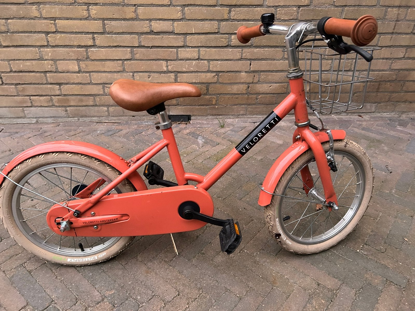 Veloretti maxi 16 inch kinderfiets, Ophalen, Velgrem, 16 inch, Handrem