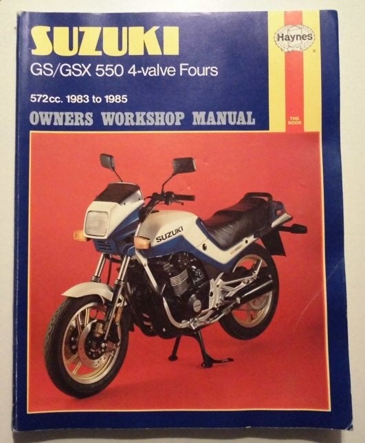 Haynes manual Suzuki GS/GSX 550, Motoren, Ophalen of Verzenden, Suzuki