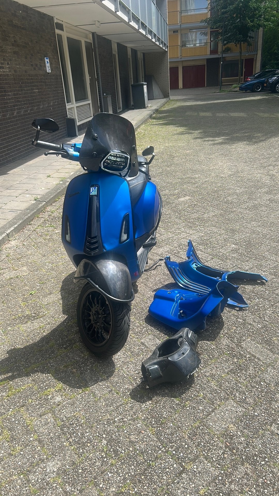 Vespa sprint 2019 iget 80cc Malossi, Fietsen en Brommers, Brommeronderdelen | Scooters, Zo goed als nieuw, Vespa, Overige typen